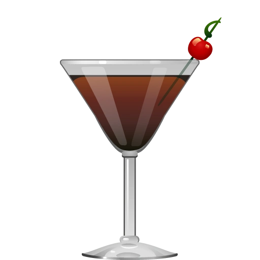 The Black Manhattan Cocktail – Cold Glass