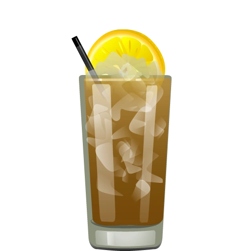 Chronic Iced Tea with cognac, honey liqueur, lemon juice, and Earl Grey tea