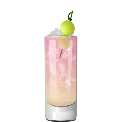 Honey Deuce cocktail with vodka, lemonade, and raspberry liqueur