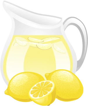 Pitcher of lemonade, an ingredient for cocktails