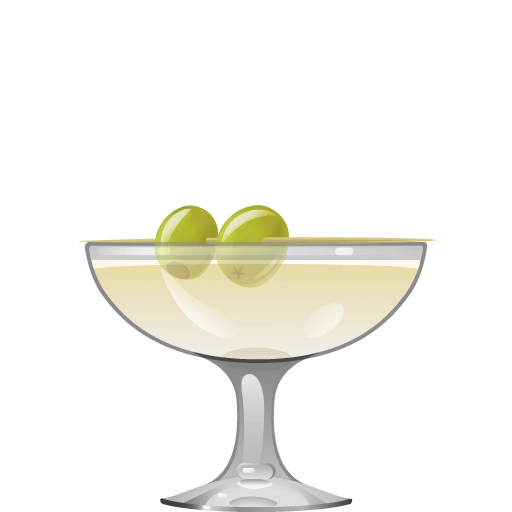 Martini Oaxaqueño cocktail featuring mezcal, Mandarine Napoleon, lime juice, olive brine, and fennel bitters