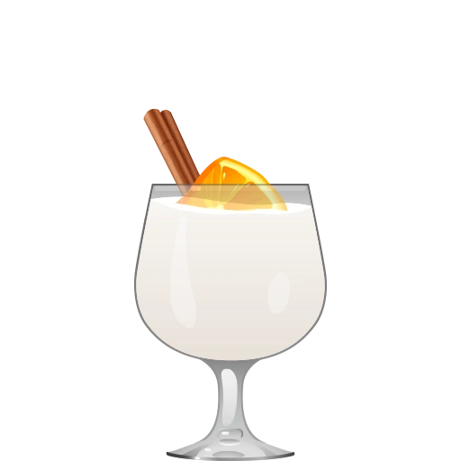 Milk and Honey cocktail with Benedictine and milk
