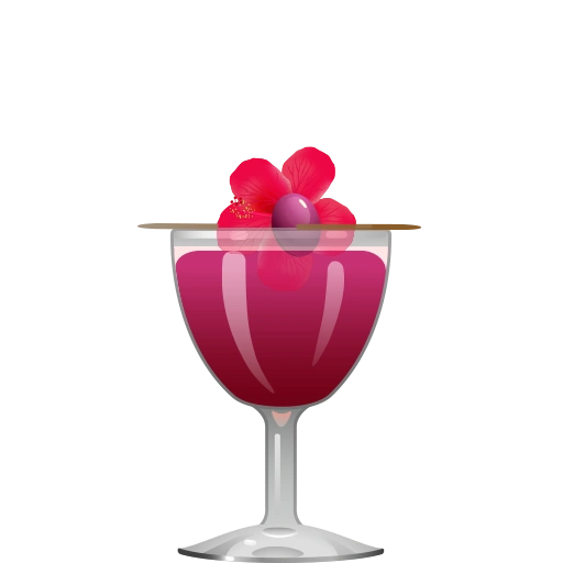 Polynesian Spell cocktail by Sandro Conti, with grape juice, lemon juice, triple sec, peach brandy, simple syrup, and gin