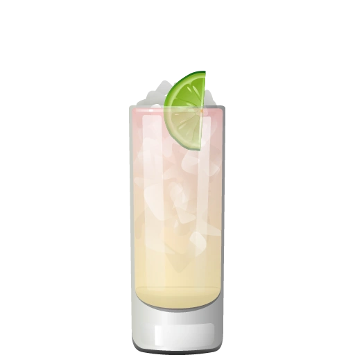 Sitting Pretty cocktail by Demi Natoli, featuring mint, simple syrup, white rum, coconut water, lime juice and grapefruit soda.